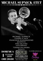 LOCANDINA MICHAEL SUPNICK 4TET 1 luglio 2018 Jazz Club Room 21 di Soverato