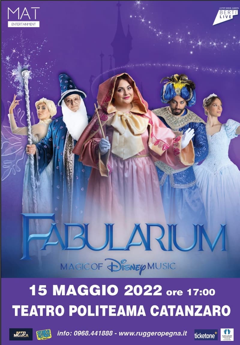 Fabularium Magic of Disney Music 15 maggio 2022 Catanzaro locandina
