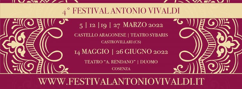Festival A. Vivaldi 2022 a Castrovillari locandina