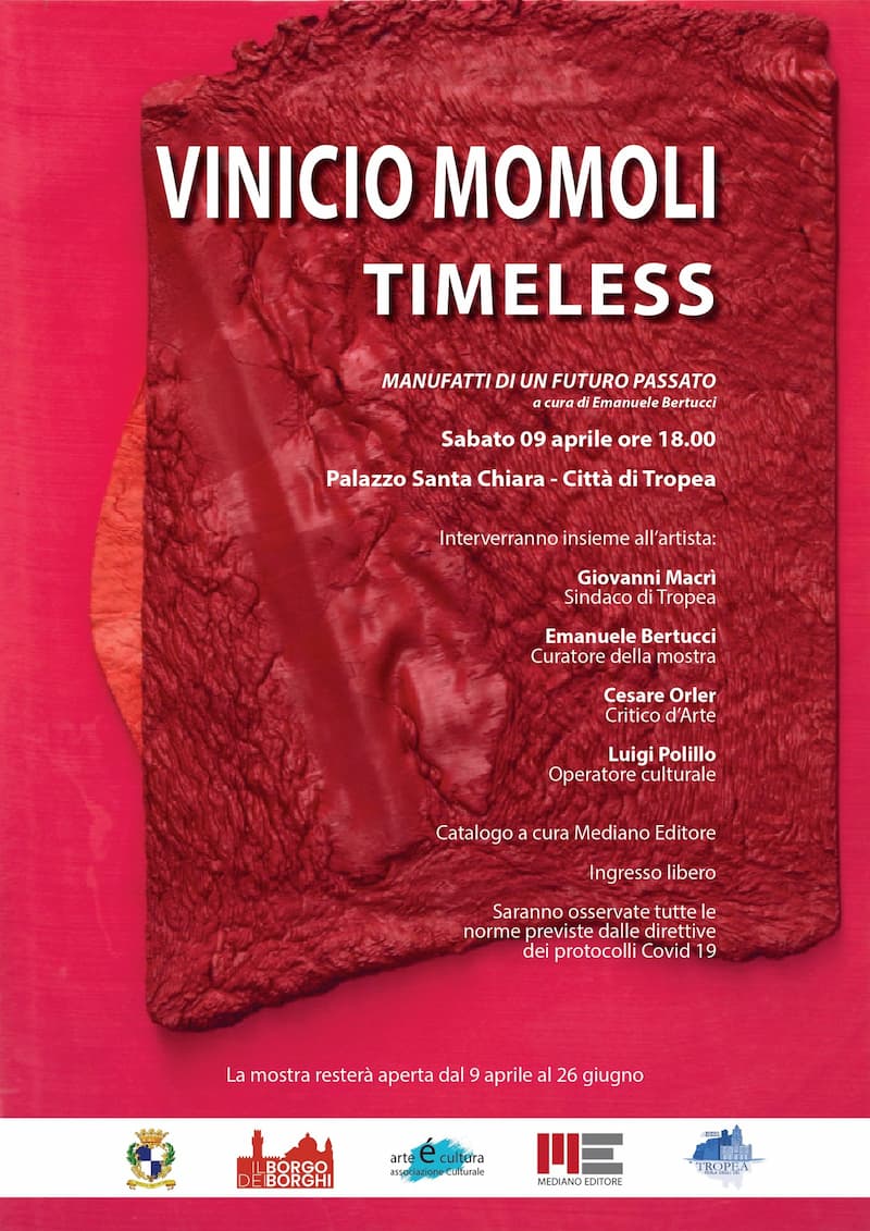 Mostra Timeless di Vinicio Momoli 9 aprile 2022 Tropea locandina