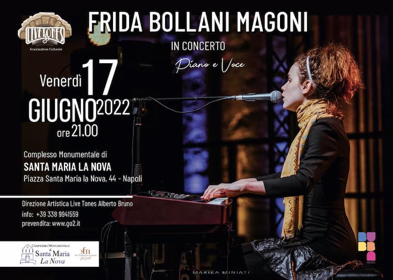 Frida Bollani Magoni - Piano e voce 17 giugno 2022 a Vibo Valentia locandina
