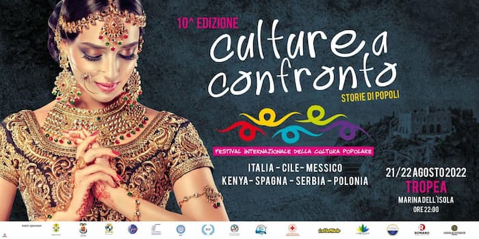 10° edizione Culture a confronto 21 e 22 agosto 2022 Tropea locandina