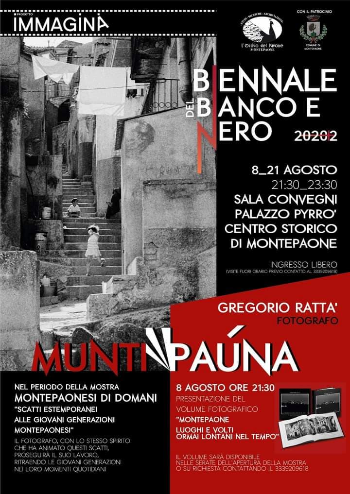 Biennale del Bianco e Nero a MontepBiennale del Bianco e Nero a Montepaone 2022 locandinaaone 2022 locandina