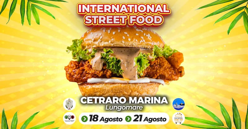 International street food a Cetraro Marina dal 18 al 21 agosto 2022