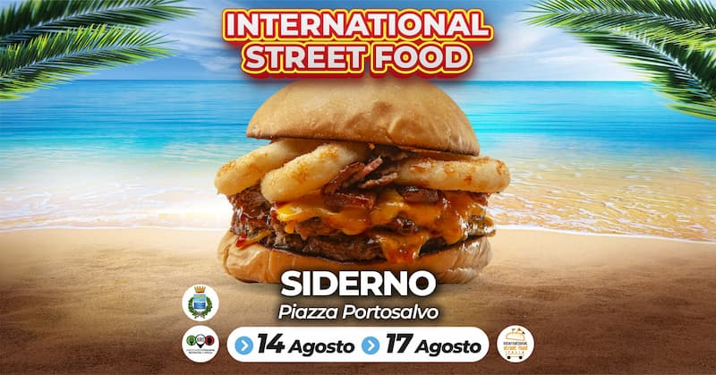International street food a Siderno 14 e 17 agosto 2022 locandina