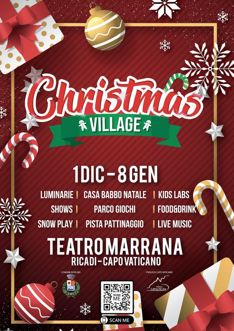 Christmas Village Capo Vaticano 1 dicembre - 8 gennaio 2023 Ricadi - Capo Vaticano locandina