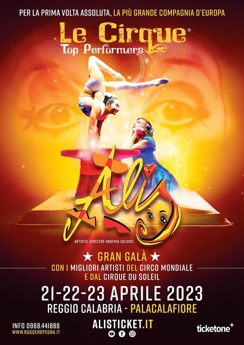 Le Cirque with the World's Top Performers 21-22-23 Aprile 2023 Reggio Calabria locandina