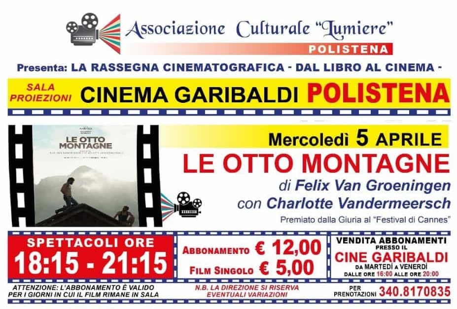 Cinema Garibaldi Polistena - Le otto montagne 5 aprile 2023