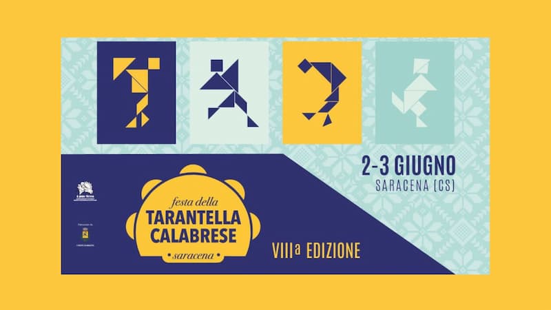 Festa della Tarantella Calabrese a Saracena 2 e 3 Giugno 2023 locandina