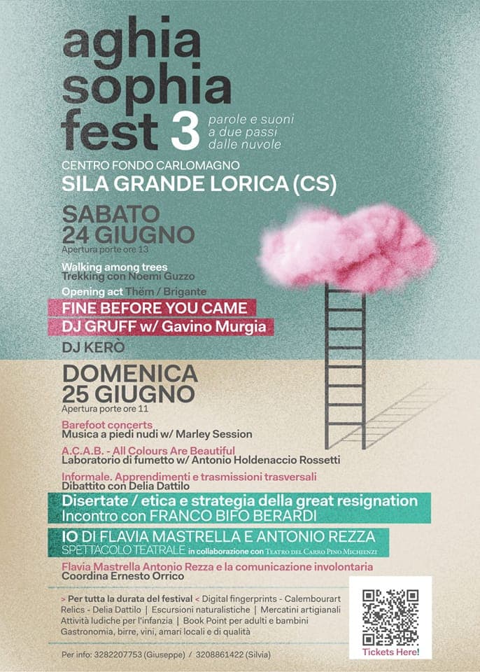 Aghia Sophia Fest 24 e 25 Giugno 2023 Centro Fonto Carlomagno Lorica locandina