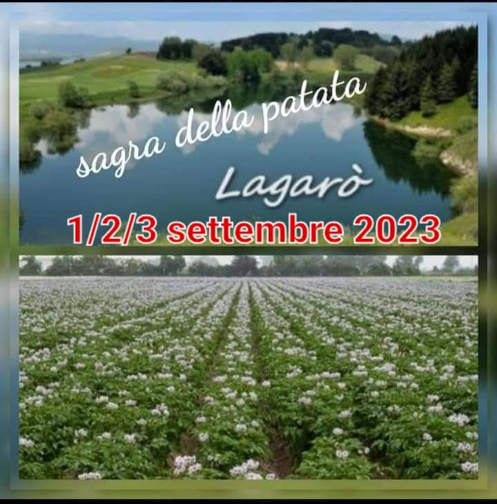 Sagra della Patata Silana a Lagarò Lupinacci comune di Celico 1-2-3 Settembre 2023 locandina