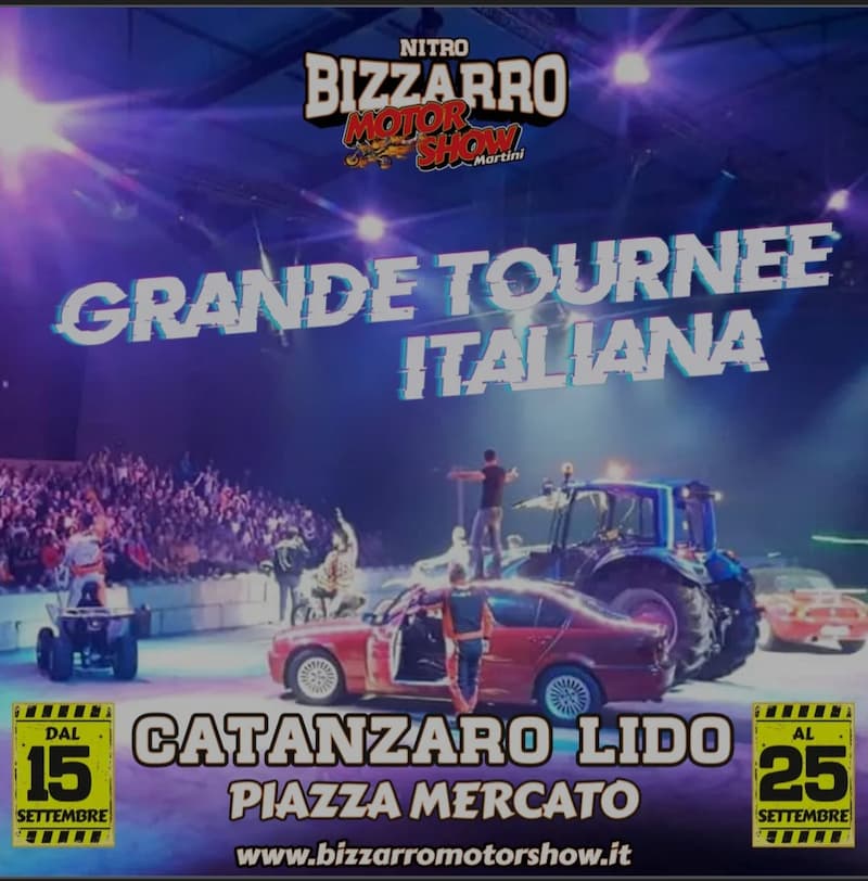 Motor show a Catanzaro dal 15 al 25 Settembre 2023 locandina