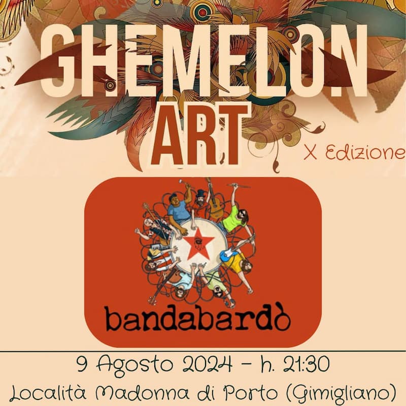 Ghemelon Art - X Edizione 9 Agosto 2024 Località Madonna di Porto, Gimigliano