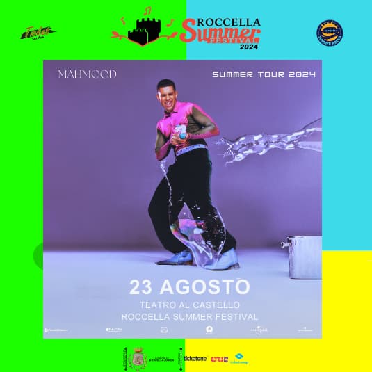 Mahmood 23 Agosto 2024 Roccella Summer Festival Teatro al Castello Roccella Jonica