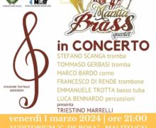 Mantia Brass in concerto 1 Marzo 2024 Auditorium G.De Rosa, Malito