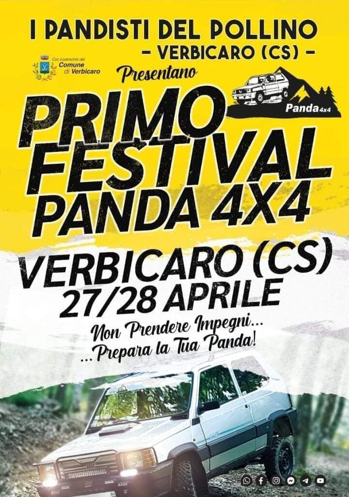 Primo Festival Panda 4x4 27 e 28 Aprile 2024 Verbicaro