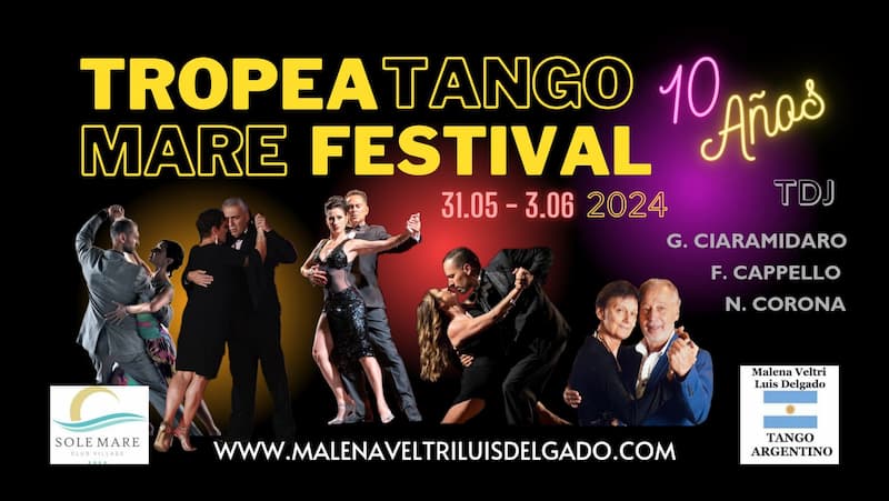 Tropea Tanto Mare Festival 2024 - 10 anni Dal 31 Maggio al 3 Giugno 2024 HR SoleMare Club Village, Ricadi