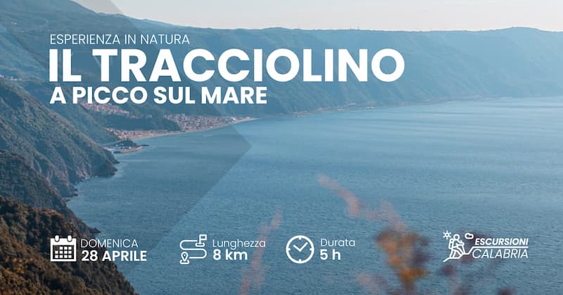 Escursione Il Tracciolino - a picco sul mare 28 Aprile 2024 Monte Sant'Elia, Palmi