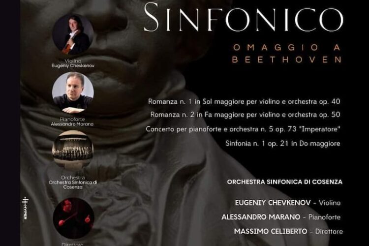 Festival della Ri-Conoscenza VII Edizione Concerto Sinfonico - omaggio a Beethoven 28 Aprile 2024 Chiesa del Sacro Cuore, Sant'Andrea Apostolo dello Ionio locandina